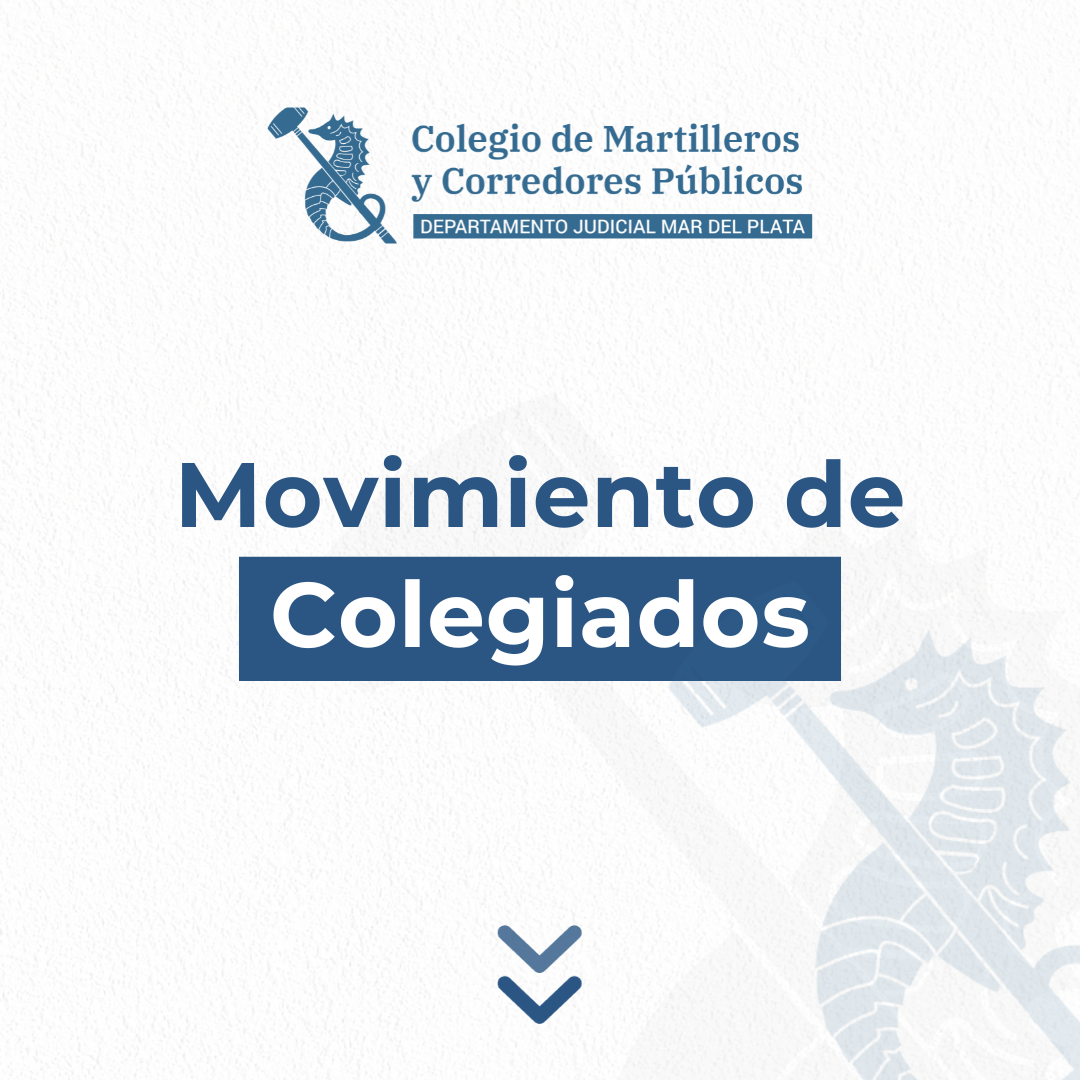 Listado de solicitud de futuros Colegiados