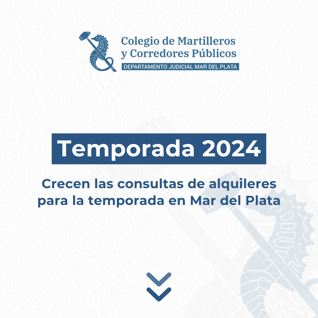 A pesar del contexto electoral y económico, crecen las consultas de alquileres para la temporada en Mar del Plata