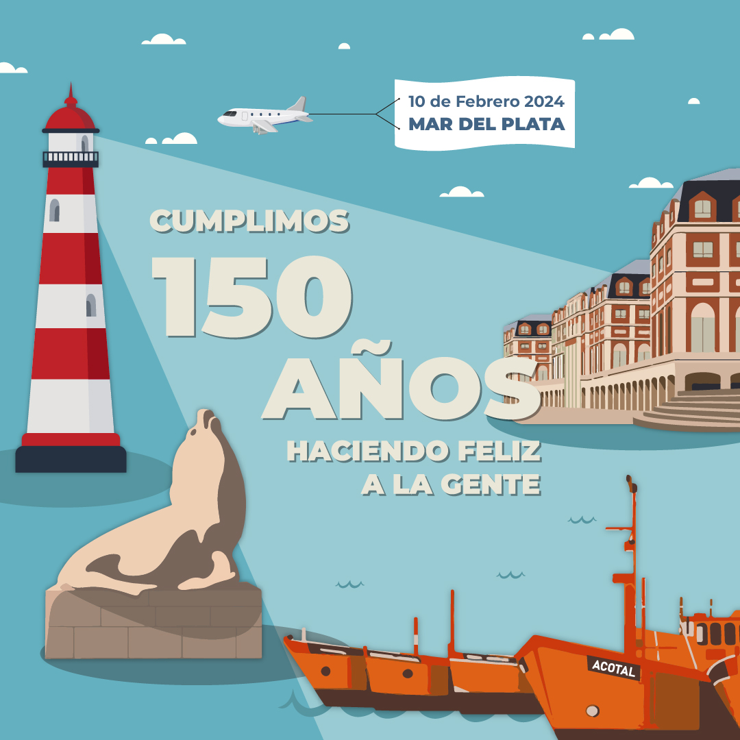 Tres noches de recitales gratuitos, la fragata Libertad y una torta gigante para festejar los 150 años de Mar del Plata.
